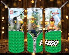 Load image into Gallery viewer, Lego Inspired Custom Tumbler