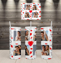 Load image into Gallery viewer, 20oz Custom Valentine's Day Tumbler - Holiday Items