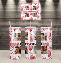 Load image into Gallery viewer, 20oz Custom Valentine's Day Tumbler - Holiday Items