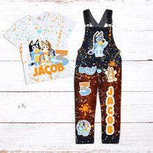 Load image into Gallery viewer, Kid's Denim Birthday Outfit Custom