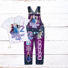 Load image into Gallery viewer, Kid's Denim Birthday Outfit Custom