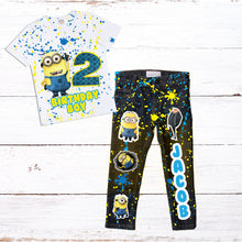 Load image into Gallery viewer, Kid's Denim Birthday Outfit Custom