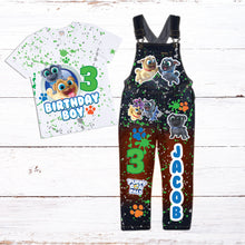 Load image into Gallery viewer, Kid's Denim Birthday Outfit Custom