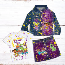 Load image into Gallery viewer, Kid's Denim Birthday Outfit Custom