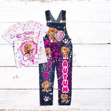 Load image into Gallery viewer, Kid's Denim Birthday Outfit Custom