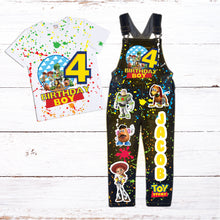 Load image into Gallery viewer, Kid's Denim Birthday Outfit Custom