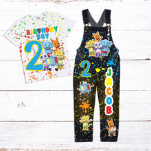Load image into Gallery viewer, Kid's Denim Birthday Outfit Custom