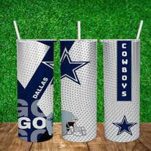 Load image into Gallery viewer, Custom NFL Football Team Tumbler - 20oz ALL teams
