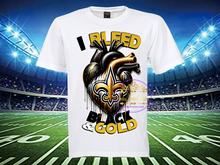 Load image into Gallery viewer, I Bleed Football T-Shirts - ALL TEAMS AVAILABLE

