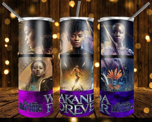 Load image into Gallery viewer, Black Panther Wakanda Forever Inspired Tumblers
