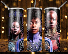 Load image into Gallery viewer, Black Panther Wakanda Forever Inspired Tumblers
