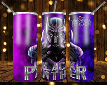 Load image into Gallery viewer, Black Panther Wakanda Forever Inspired Tumblers
