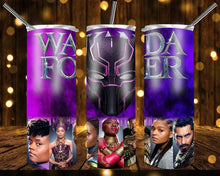 Load image into Gallery viewer, Black Panther Wakanda Forever Inspired Tumblers
