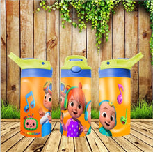 Load image into Gallery viewer, Cocomelon Flip Top or Sippy Cup Tumbler
