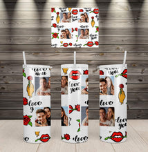 Load image into Gallery viewer, 20oz Custom Valentine's Day Tumbler - Holiday Items
