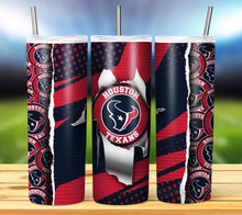 Load image into Gallery viewer, Team Football Tumbler - Various Designs
