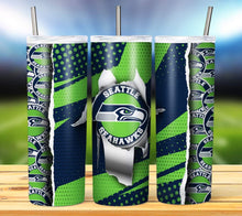 Load image into Gallery viewer, Team Football Tumbler - Various Designs
