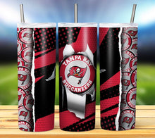 Load image into Gallery viewer, Team Football Tumbler - Various Designs
