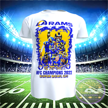 Load image into Gallery viewer, Rams T-Shirt &amp; Tumbler Set Super Bowl LVI
