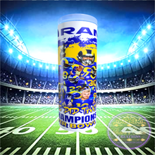 Load image into Gallery viewer, Rams T-Shirt &amp; Tumbler Set Super Bowl LVI
